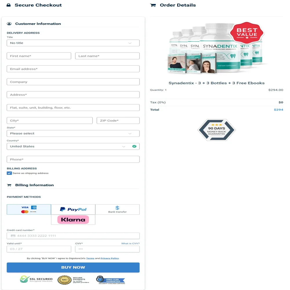 Buy Synadentix, professional dental supplement